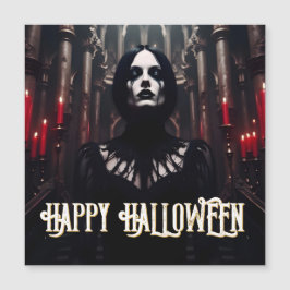 Happy Halloween - Gothic Dark Celebration Magnetkarte