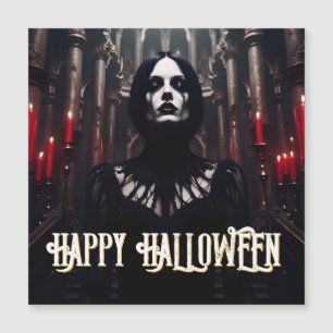 Happy Halloween - Gothic Dark Celebration Magnetkarte