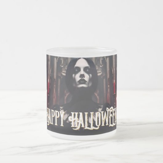 Happy Halloween - Gothic Dark Celebration Mattglastasse (Mittel)