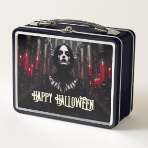 Happy Halloween - Gothic Dark Celebration Metall Brotdose