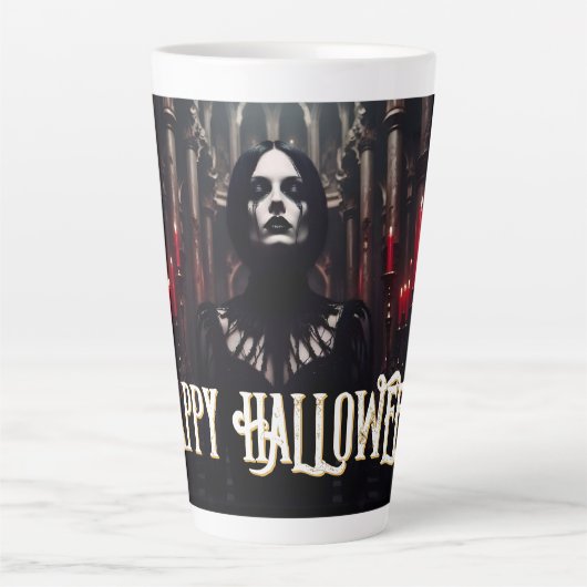 Happy Halloween - Gothic Dark Celebration Milchtasse (Vorderseite)