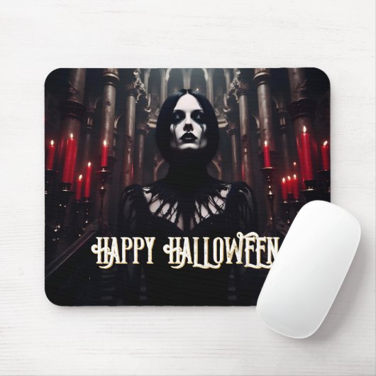Happy Halloween - Gothic Dark Celebration Mousepad (Mit Mouse)