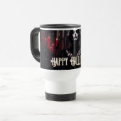 Happy Halloween - Gothic Dark Celebration Reisebecher (Vorderseite Links)