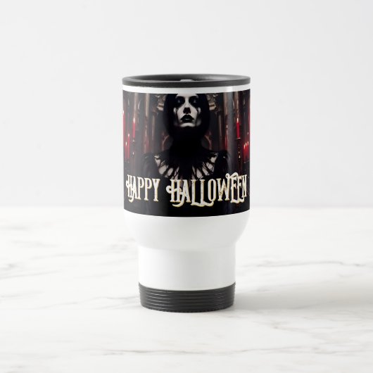 Happy Halloween - Gothic Dark Celebration Reisebecher (Mittel)