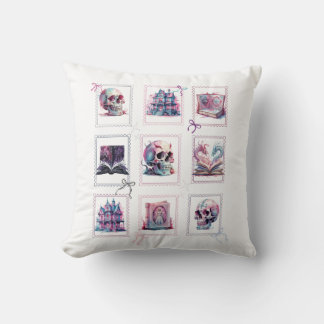 Happy Halloween Grid Design spukhafte Bilder Kissen