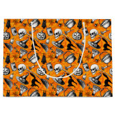Happy Halloween Große Geschenktüte (Vorderseite)