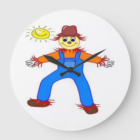 "HAPPY HALLOWEEN" GROßE WANDUHR (Vorderseite)