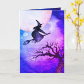 Happy Halloween Grußhewitterkarte Karte (Gelbe Blume)