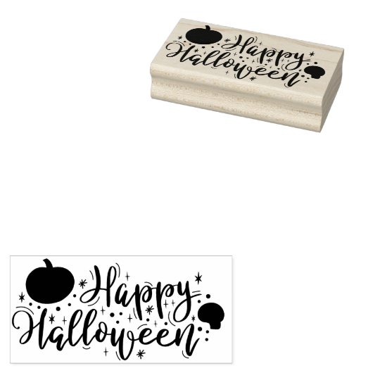 Happy Halloween Gummistempel (Stempel)