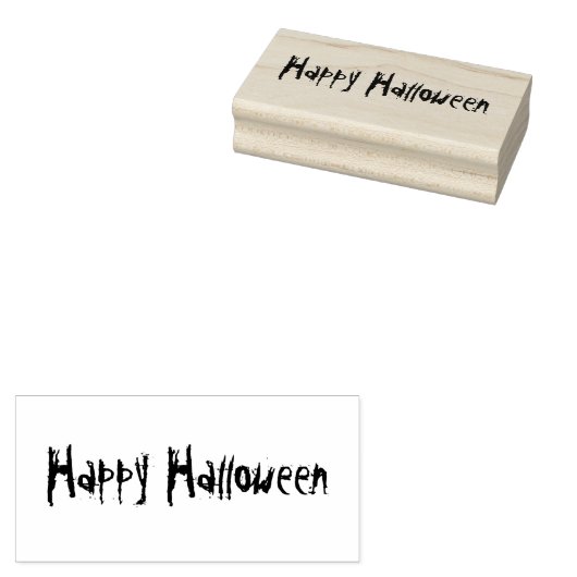 Happy Halloween Gummistempel (Stempel)
