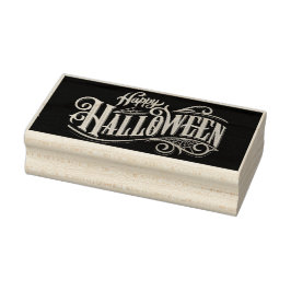 Happy Halloween Gummistempel