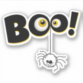 happy Halloween, Halloween party, funny Halloween Aufkleber (Vorderseite)