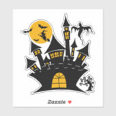 happy Halloween, Halloween party, funny Halloween  Aufkleber (Blatt)