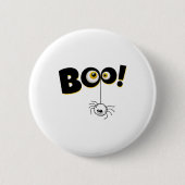 happy Halloween, Halloween party, funny Halloween Button (Vorderseite)