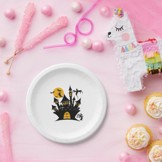 happy Halloween, Halloween party, funny Halloween  Pappteller (Party)