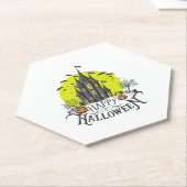 happy Halloween, Halloween party, funny Halloween  Untersetzer (angewinkelt)
