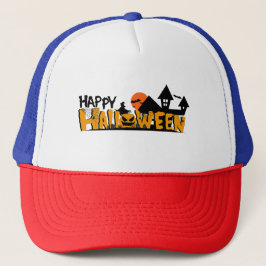 Happy Halloween Halloween-Party Truckerkappe