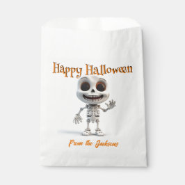 Happy Halloween HAPPY BIG MIT AUGEN SKELETON Geschenktütchen