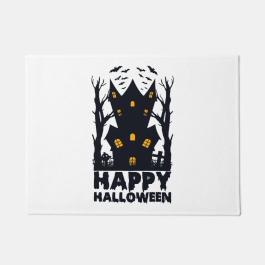 Happy Halloween Happy Halloween Fußmatte (Vorderseite)