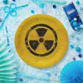 Happy Halloween Hazard Radiation Warnung Pappteller (Party)