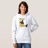 Happy Halloween Hexe Hoodie (Vorne ganz)