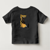 Happy Halloween Hexe Kleinkind T-shirt (Rückseite)