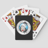 Happy Halloween Hexe Spielkarten (Rückseite)