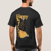 Happy Halloween Hexe T-Shirt (Rückseite)