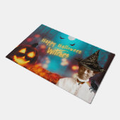 Happy Halloween Hexen Collage Fußmatte (Schrägansicht)