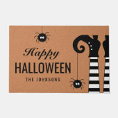 Happy Halloween Hexen fühlen personalisierte Doorm Fußmatte (Vorderseite)