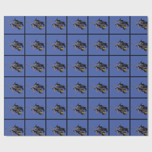 Happy Halloween Hexen Geschenkpapier (Flach)