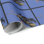 Happy Halloween Hexen Geschenkpapier (Rolleneckpunkt)