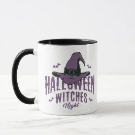 Happy Halloween Hexen Night Tasse - Hexenhut
