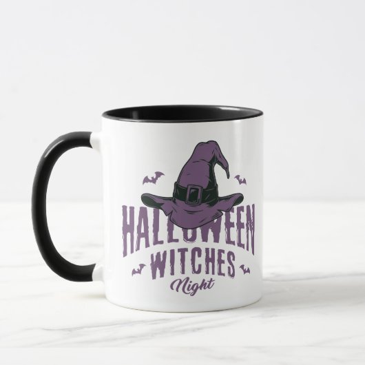 Happy Halloween Hexen Night Tasse - Hexenhut (Links)