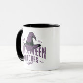 Happy Halloween Hexen Night Tasse - Hexenhut (Vorderseite Links)