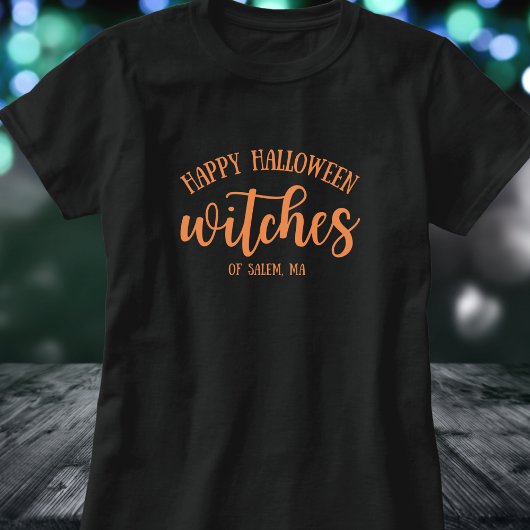 Happy Halloween Hexen Orange T-Shirt
