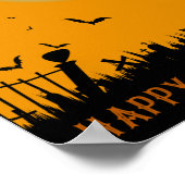 Happy Halloween Hexen Poster (Ecke)