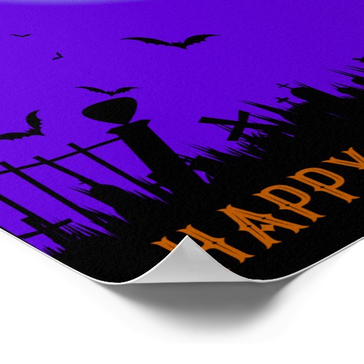 Happy Halloween Hexen Poster (Ecke)