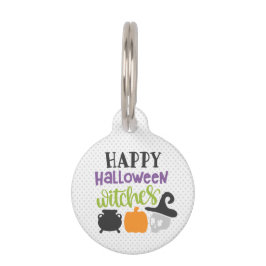 Happy Halloween Hexen Stethoscope ID-Tag Haustiermarke