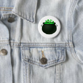 Happy Halloween Hexenblase Cauldron Green Magic Button (Beispiel)