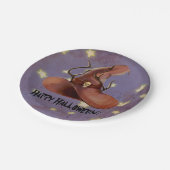 Happy Halloween Hexenhut Spooky Paper Plate Pappteller (Schrägansicht)