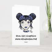 Happy Halloween Hexenkarte Karte (Rückseite)