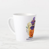 Happy Halloween - Hexenkatze Milchtasse (Linke Ecke)