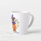 Happy Halloween - Hexenkatze Milchtasse (Rechte Ecke)
