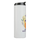 Happy Halloween - Hexenkatze Thermosbecher (Nach links gedreht)