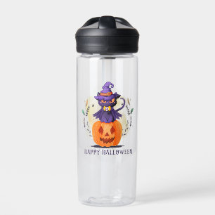 Happy Halloween - Hexenkatze Trinkflasche