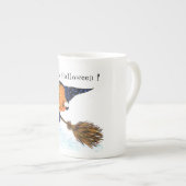 Happy Halloween Hexenkürbis - Funny Porzellantasse (Vorderseite Rechts)