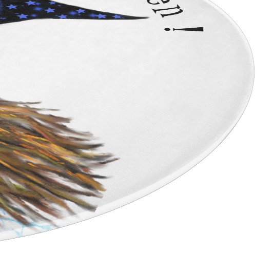 Happy Halloween Hexenkürbis - Funny Schneidebrett (Ecke)