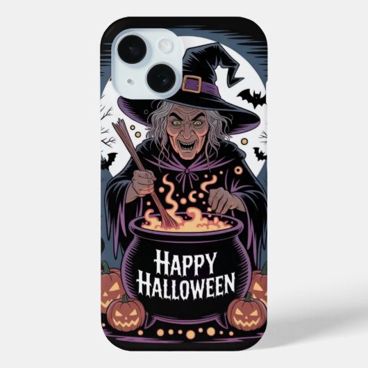 Happy Halloween Hexenkürbis iPhone / iPad Gehäuse Case-Mate iPhone Hülle (Rückseite)