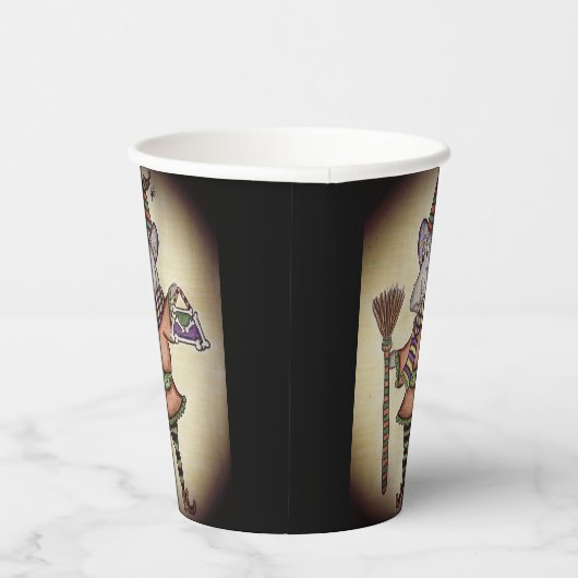 Happy Halloween Hippo Pappbecher (Rechts)